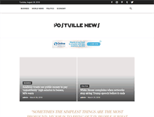 Tablet Screenshot of postvillenews.com